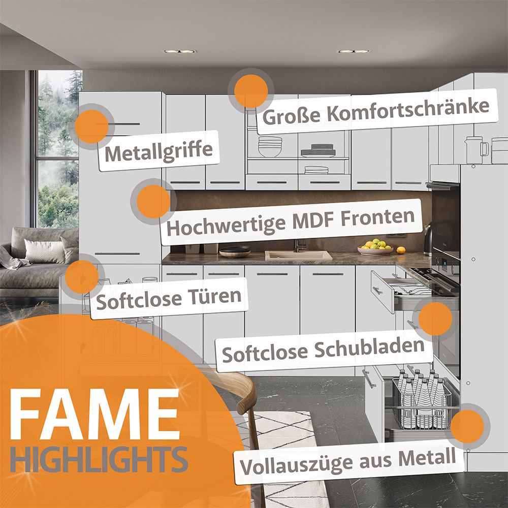 Hängeschrank Vicco Fame-Line 80 cm - Bild 10 von 27