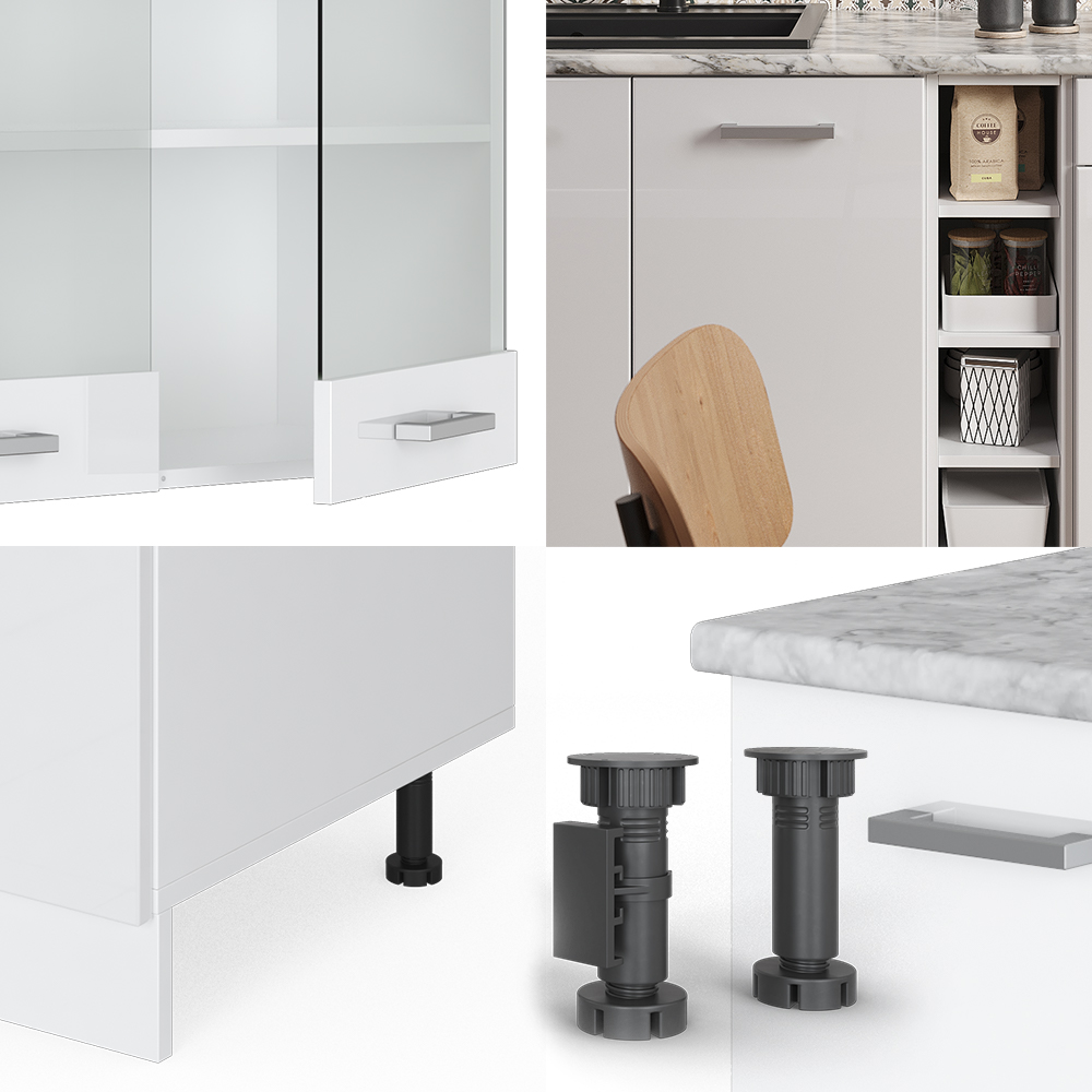 Singleküche Vicco R-Line 160 cm ohne Arbeitsplatte - Bild 26 von 116