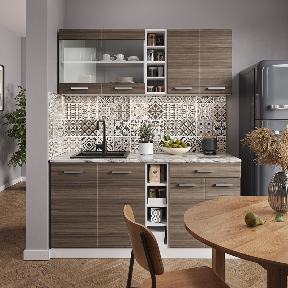 Singleküche Vicco R-Line 160 cm ohne Arbeitsplatte - Bild 33 von 116