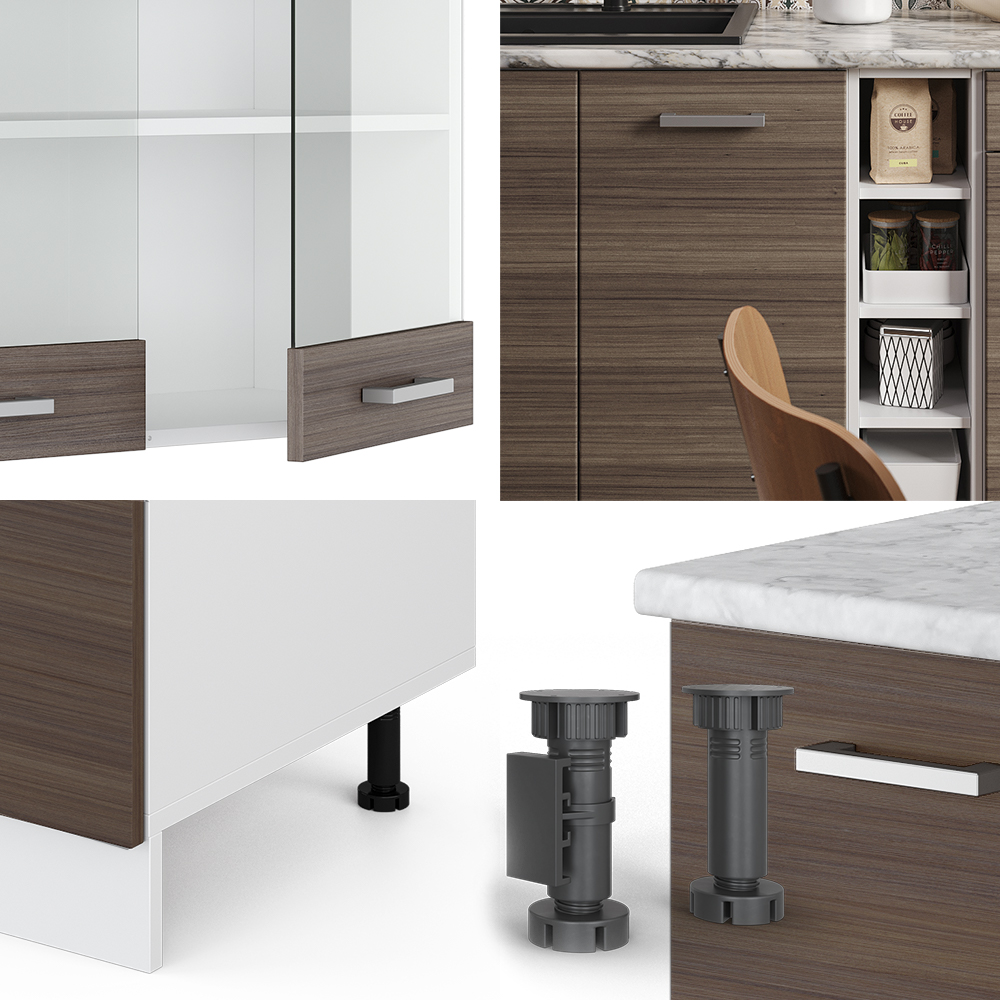 Singleküche Vicco R-Line 160 cm ohne Arbeitsplatte - Bild 34 von 116