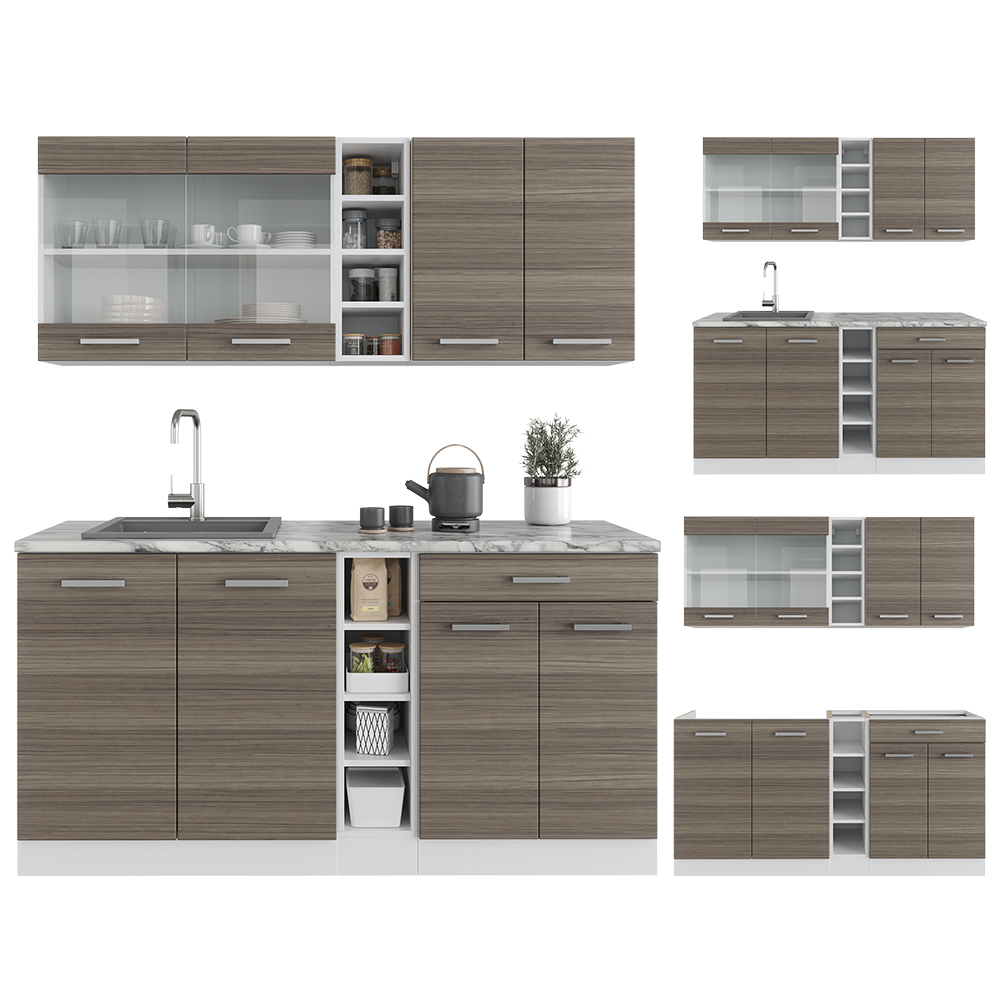 Singleküche Vicco R-Line 160 cm ohne Arbeitsplatte - Bild 35 von 116