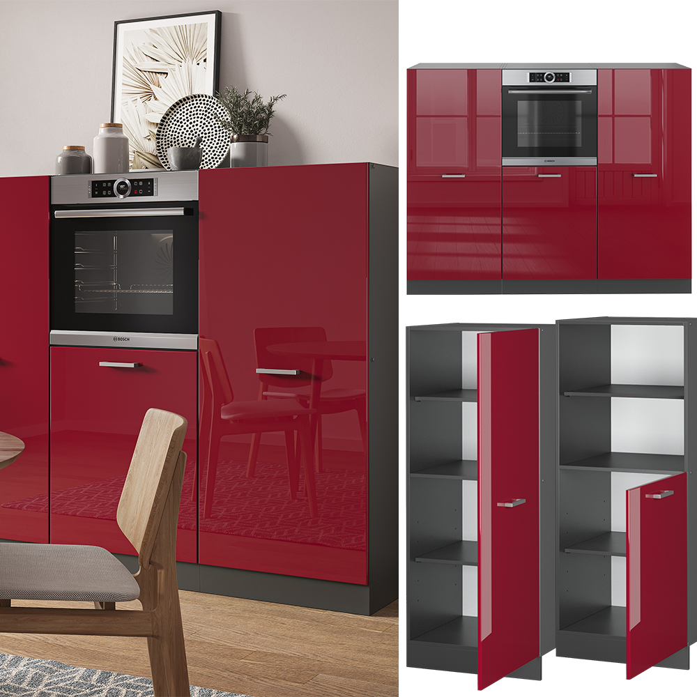 Einbauküche Vicco R-Line 180 cm ohne Arbeitsplatte - Bild 30 von 104