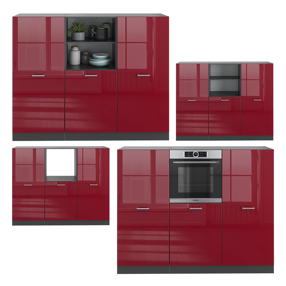 Einbauküche Vicco R-Line 180 cm ohne Arbeitsplatte - Bild 35 von 104