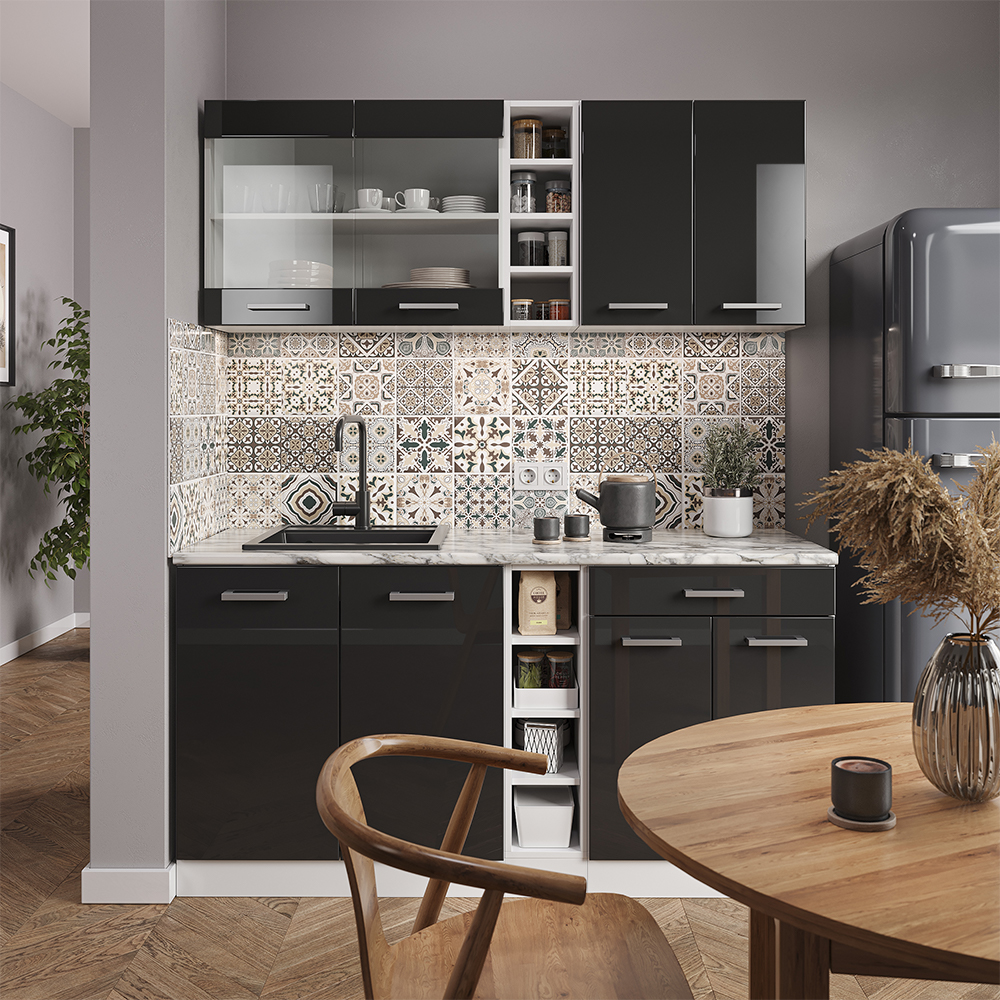 Singleküche Vicco R-Line 160 cm ohne Arbeitsplatte - Bild 17 von 116