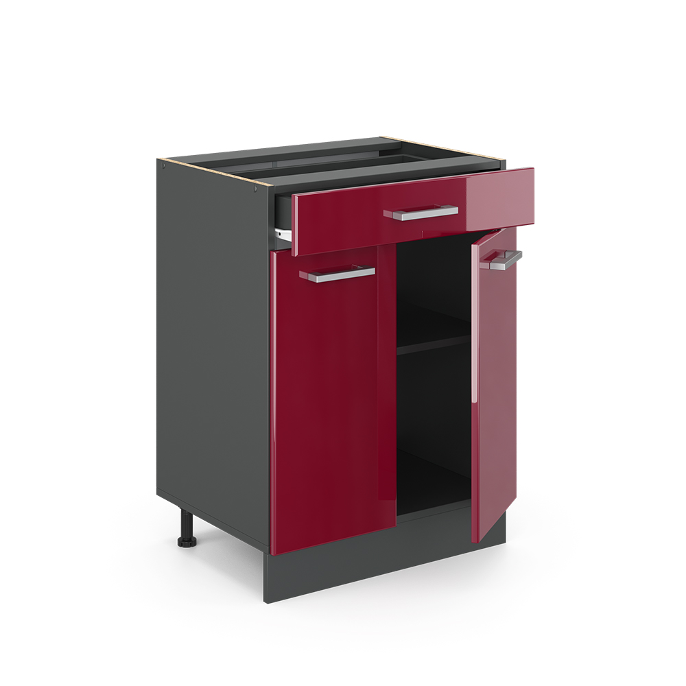 Küchenunterschrank Vicco R-Line 60 cm mit Schublade, ohne Arbeitsplatte - Bild 26 von 68