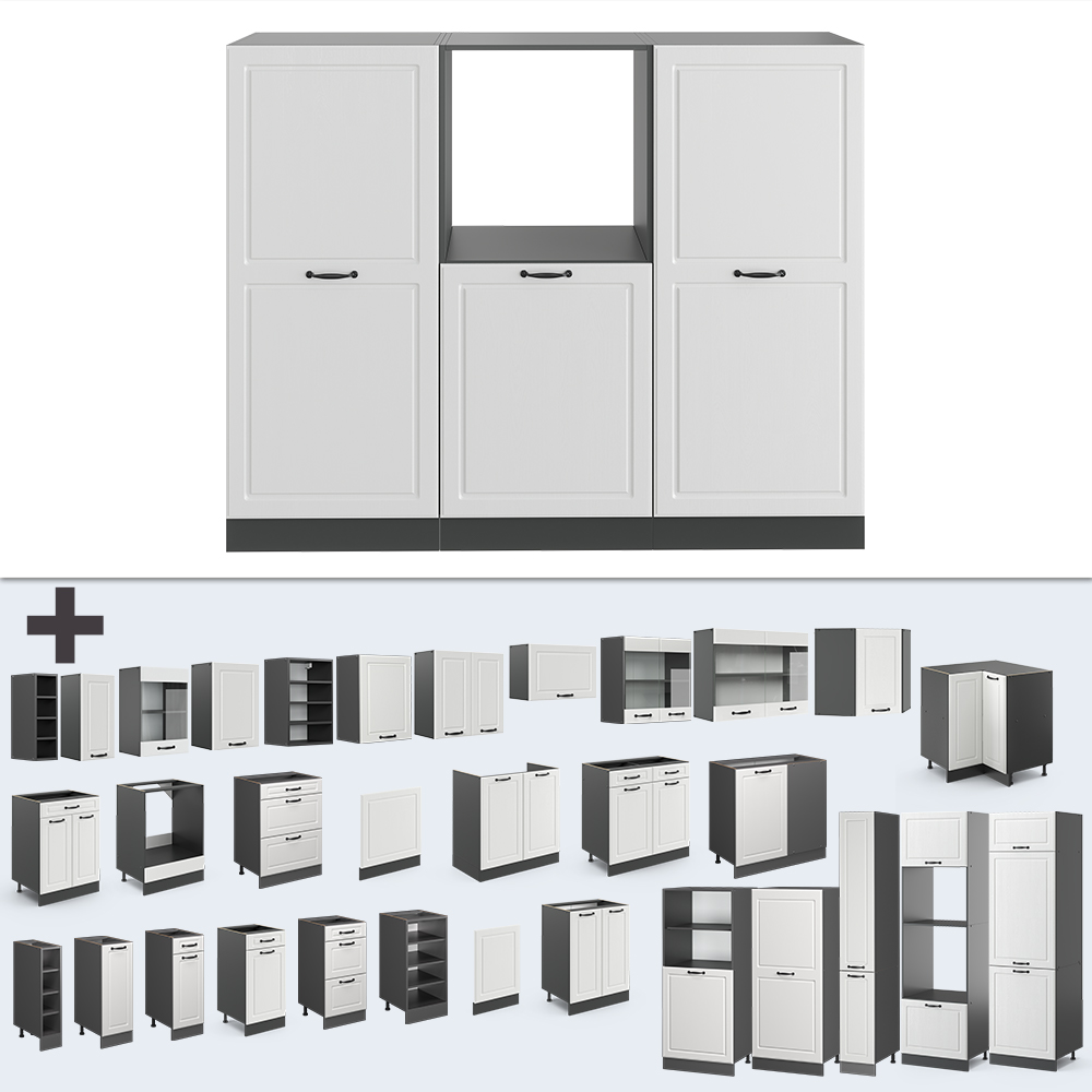 Einbauküche Vicco R-Line 180 cm ohne Arbeitsplatte - Bild 42 von 104