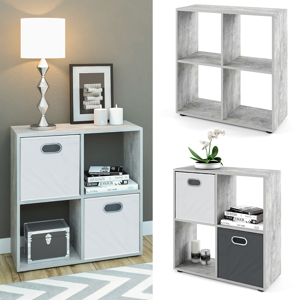 Vicco Scaffale Calcestruzzo 72.6 X 72 Cm