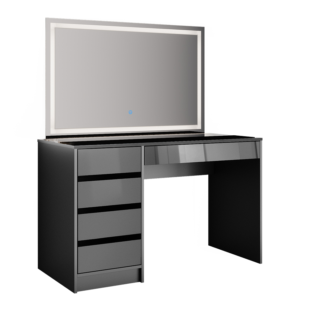 Schminktisch Vicco Sherry 120 cm mit LED-Spiegel - Bild 19 von 89