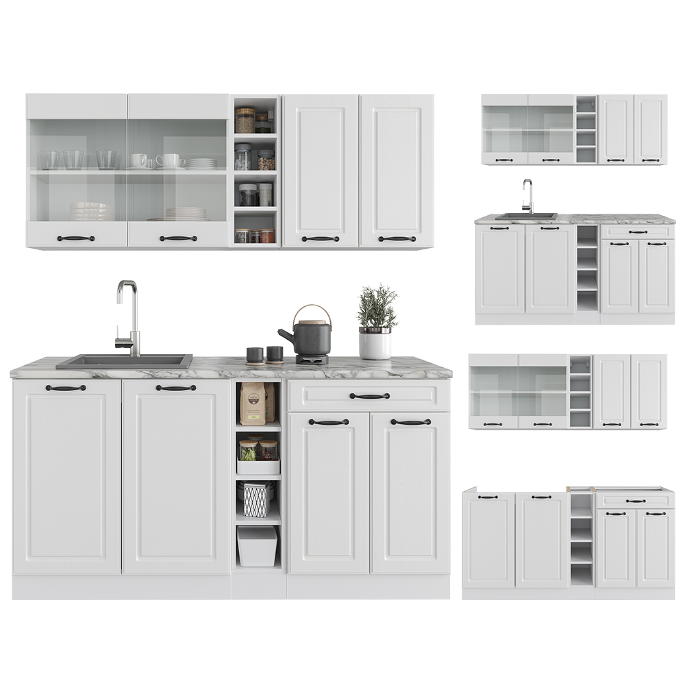 Singleküche Vicco R-Line 160 cm ohne Arbeitsplatte - Bild 67 von 116