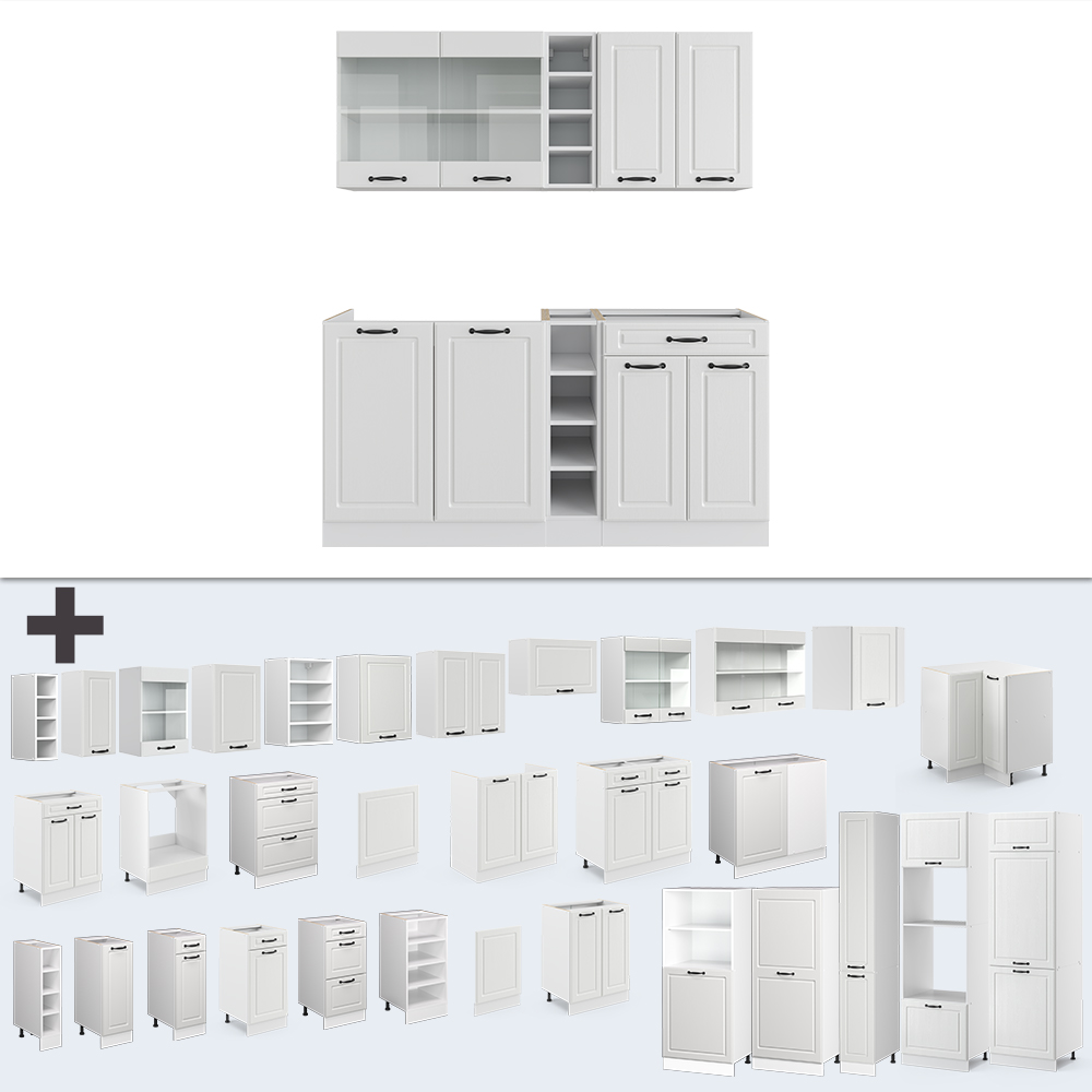 Singleküche Vicco R-Line 160 cm ohne Arbeitsplatte - Bild 68 von 116