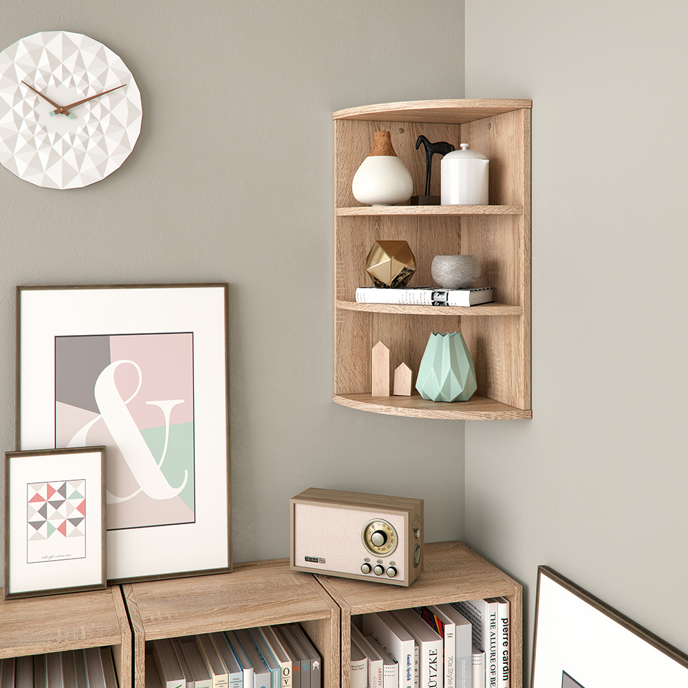 Wandregal Vicco Ecki 30 x 60 cm - Bild 17 von 46