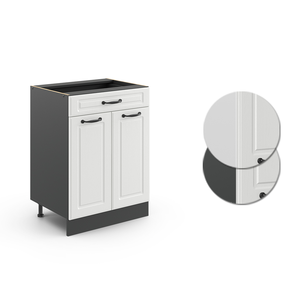 Küchenunterschrank Vicco R-Line 60 cm mit Schublade, ohne Arbeitsplatte - Bild 32 von 68