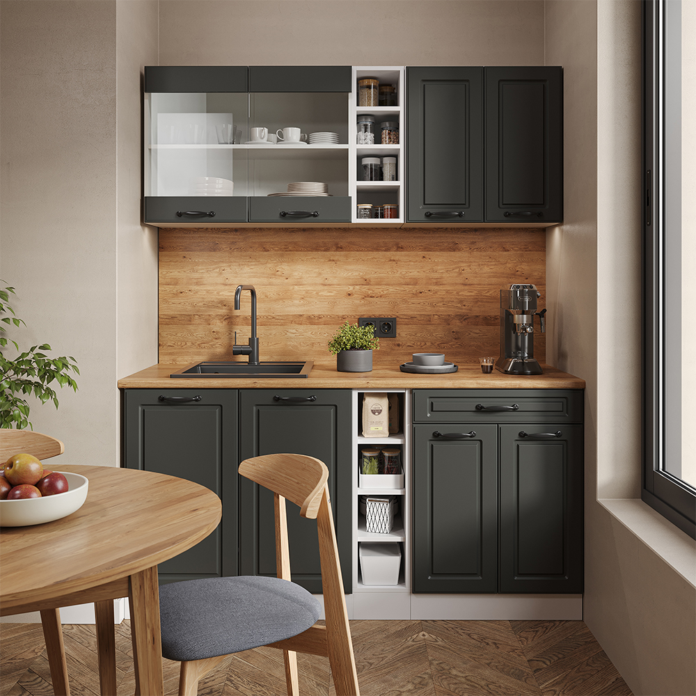 Singleküche Vicco R-Line 160 cm ohne Arbeitsplatte - Bild 73 von 116