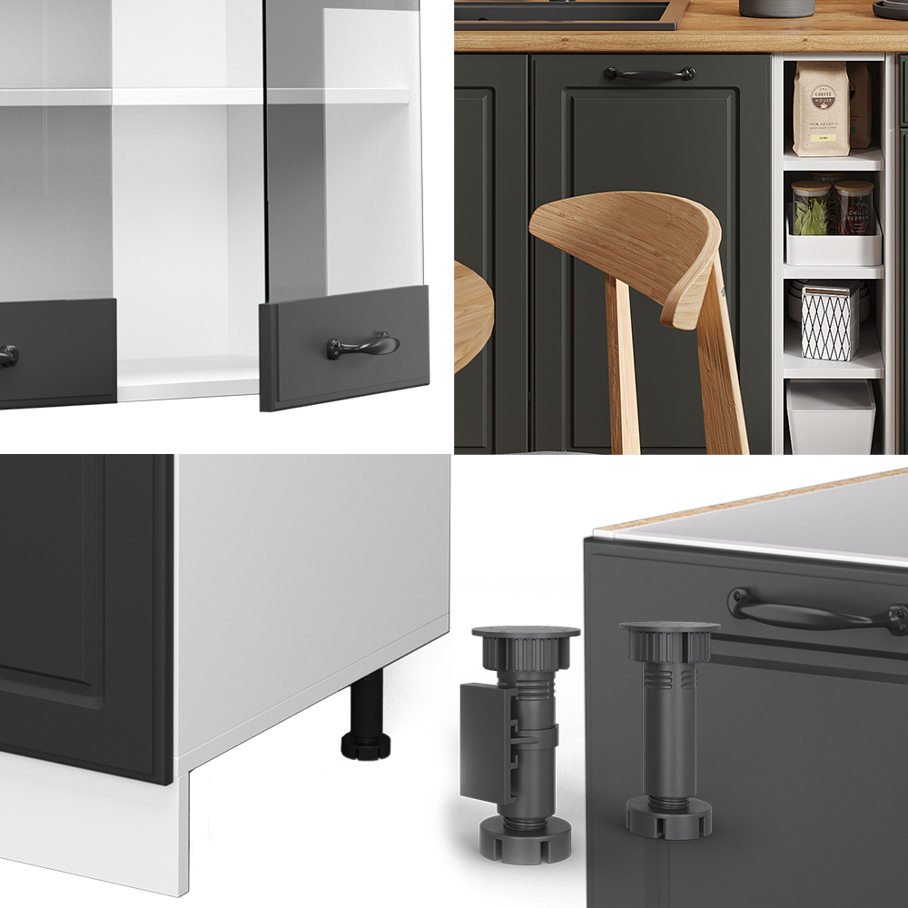 Singleküche Vicco R-Line 160 cm ohne Arbeitsplatte - Bild 74 von 116