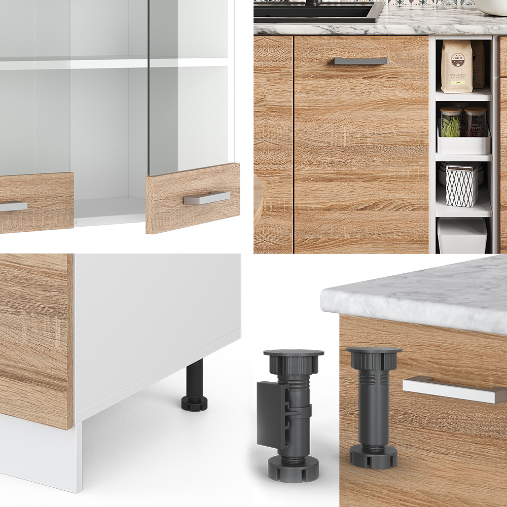Singleküche Vicco R-Line 160 cm ohne Arbeitsplatte - Bild 42 von 116