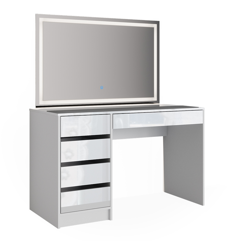 Schminktisch Vicco Sherry 120 cm mit LED-Spiegel - Bild 10 von 89