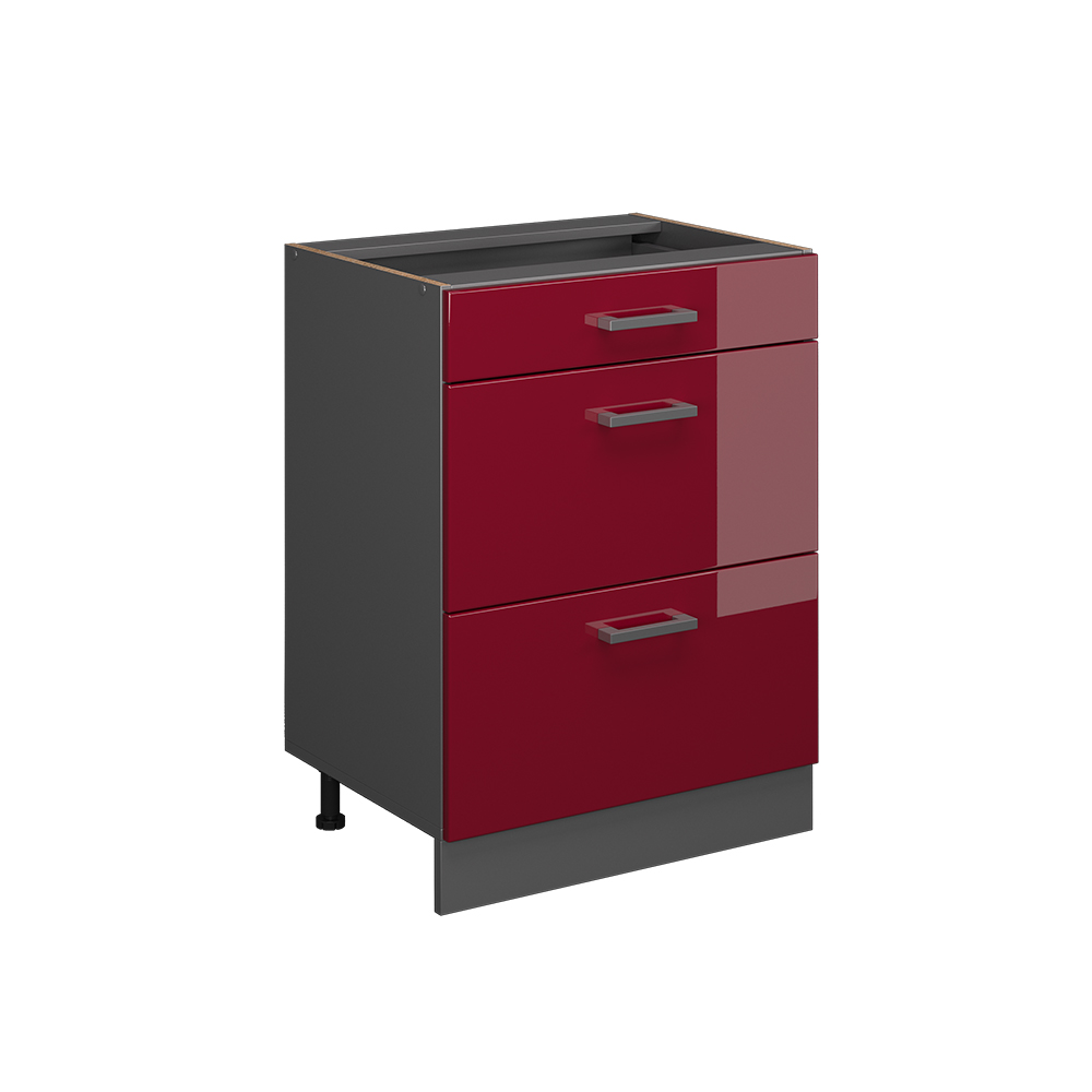 Küchenunterschrank Vicco R-Line 60 cm mit Schubladen, ohne Arbeitsplatte - Bild 13 von 68