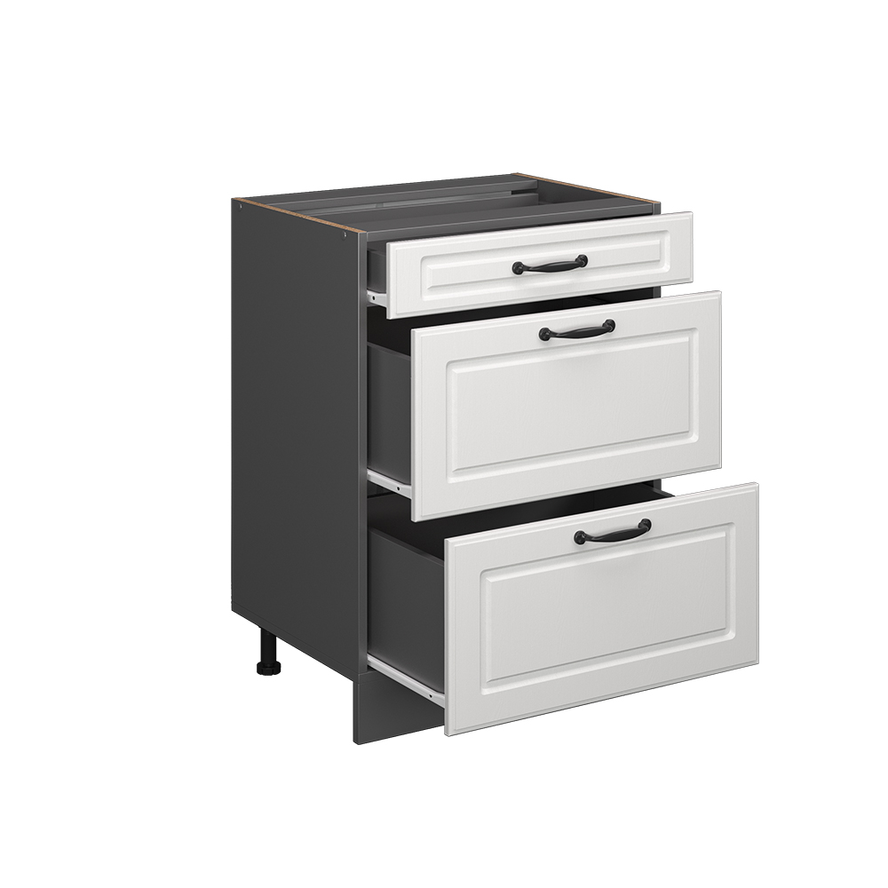 Küchenunterschrank Vicco R-Line 60 cm mit Schubladen, ohne Arbeitsplatte - Bild 26 von 68