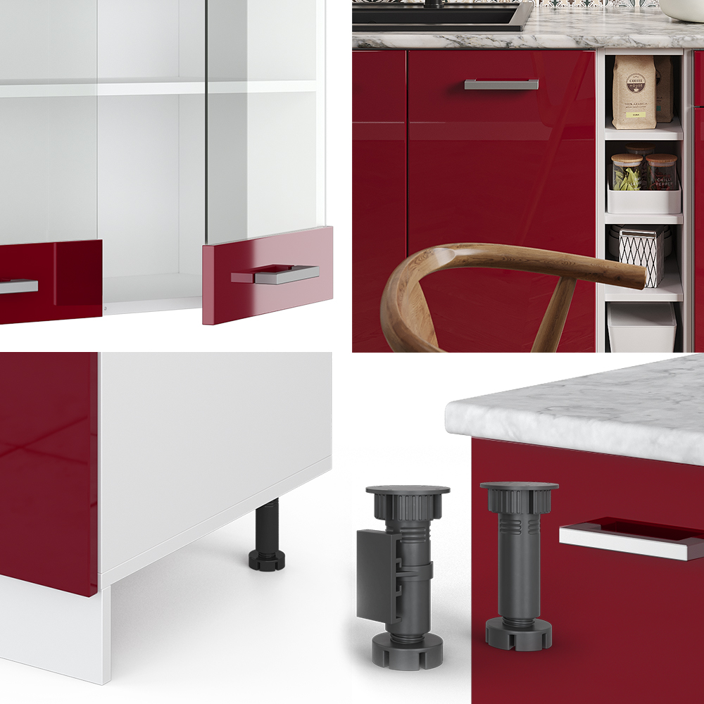 Singleküche Vicco R-Line 160 cm ohne Arbeitsplatte - Bild 58 von 116