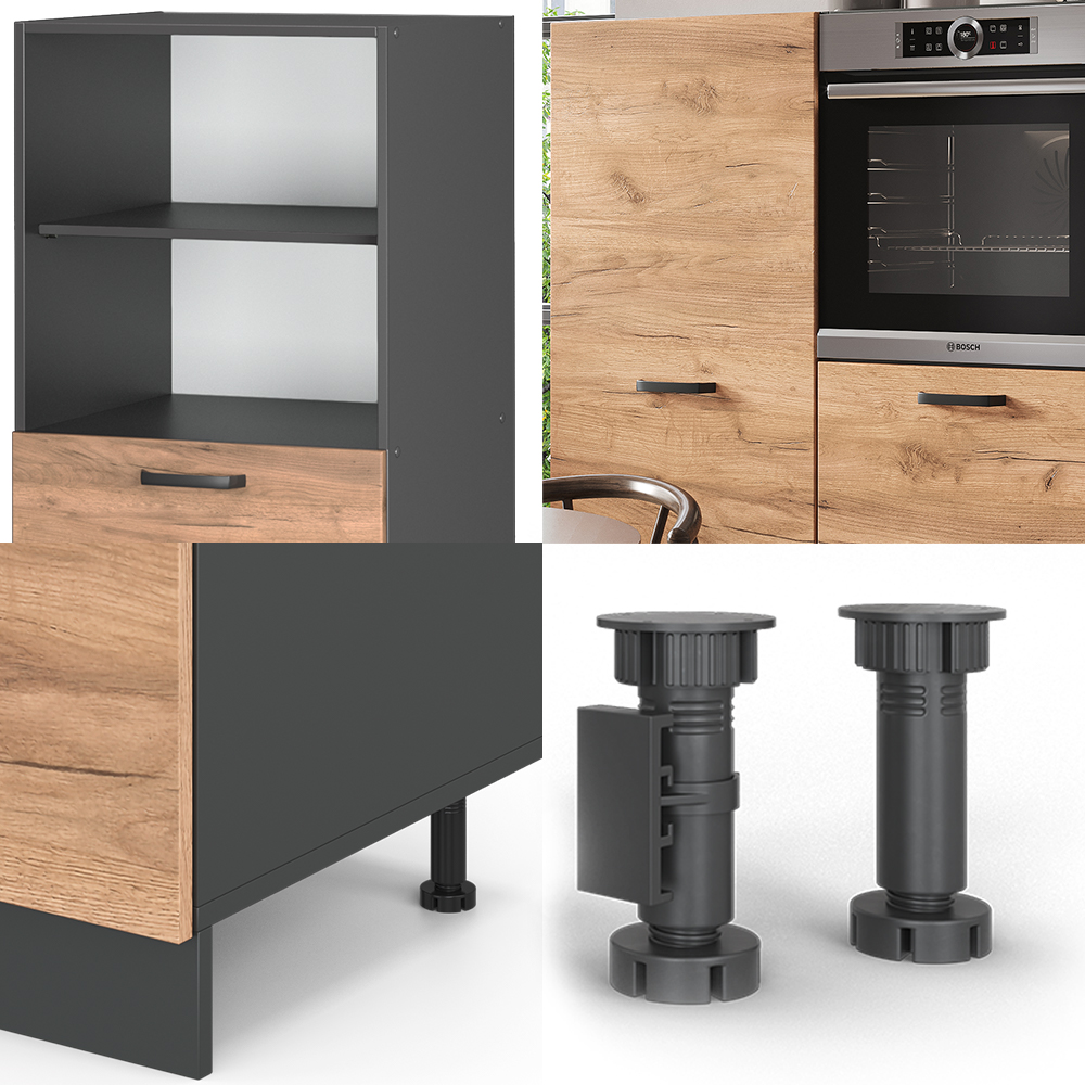 Einbauküche Vicco R-Line 180 cm ohne Arbeitsplatte - Bild 17 von 104