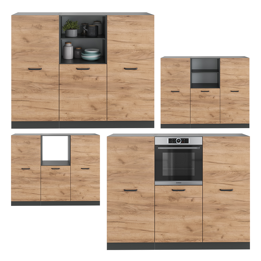Einbauküche Vicco R-Line 180 cm ohne Arbeitsplatte - Bild 19 von 104
