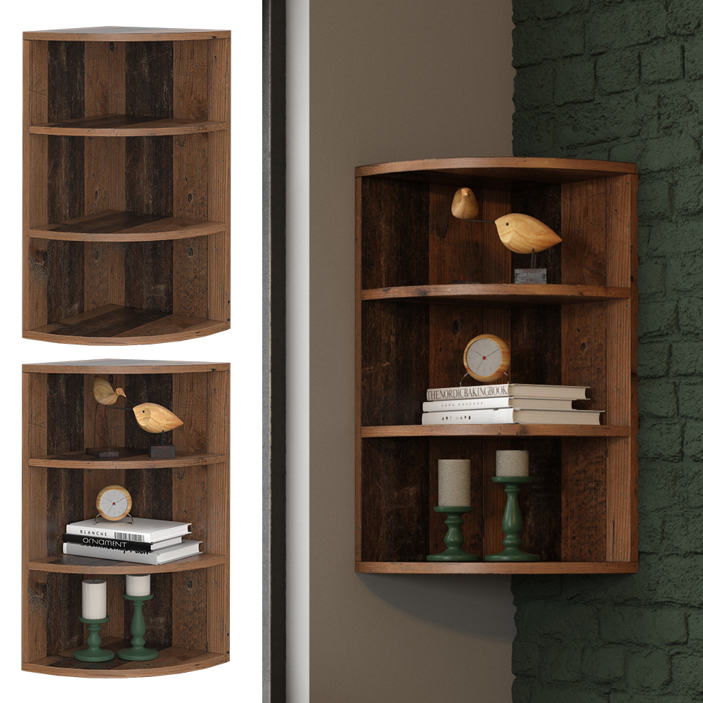Wandregal Vicco Ecki 30 x 60 cm - Bild 29 von 46
