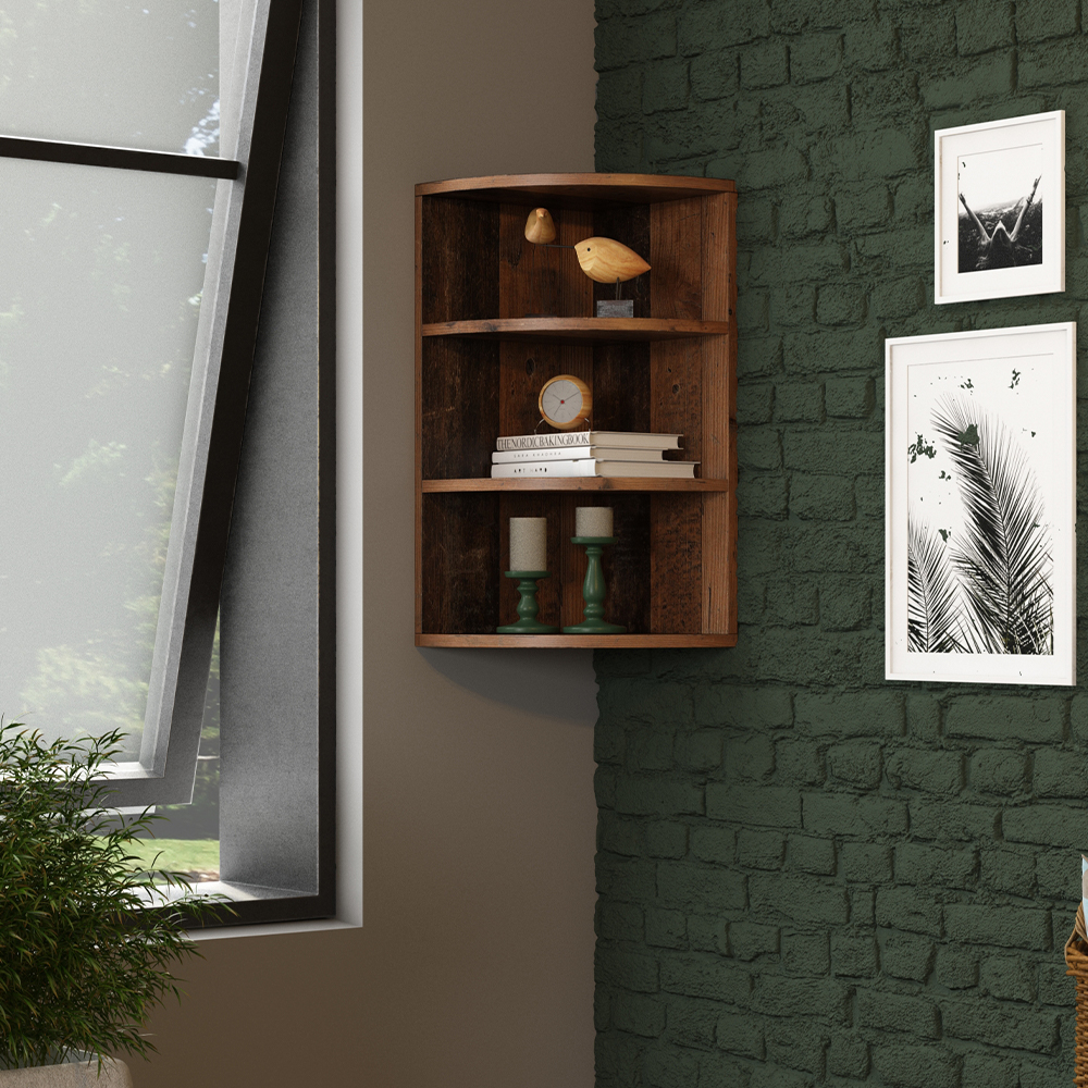 Wandregal Vicco Ecki 30 x 60 cm - Bild 31 von 46