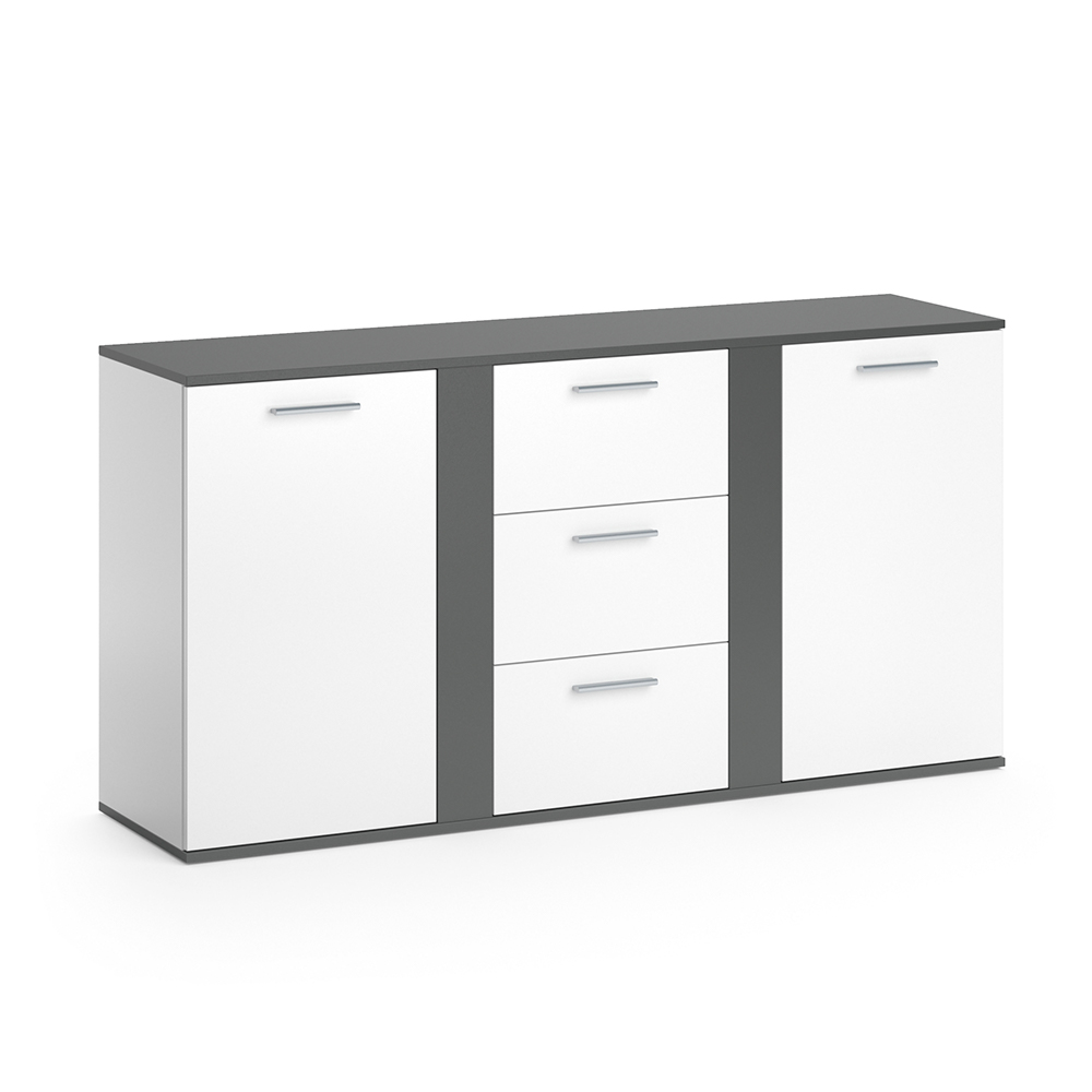 Kommode Vicco Novelli 40 x 80 cm mit Schubladen