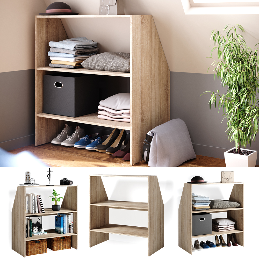 Dachschräge Regal Vicco 90 x 100 cm - Produktbild 1