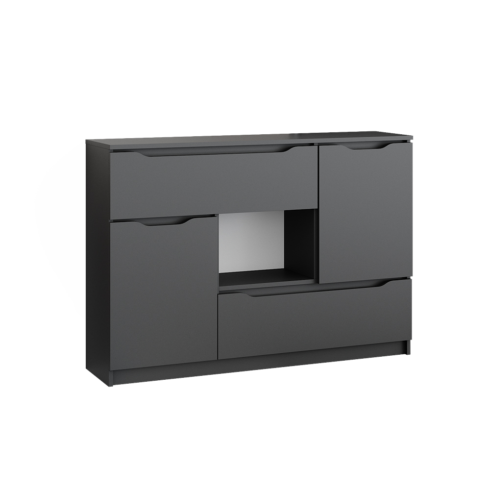 Kommode Vicco Ruben 120 x 84 cm mit Schubladen - Bild 12 von 27