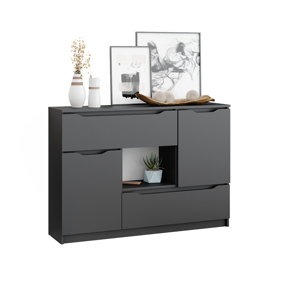 Kommode Vicco Ruben 120 x 84 cm mit Schubladen - Bild 18 von 27