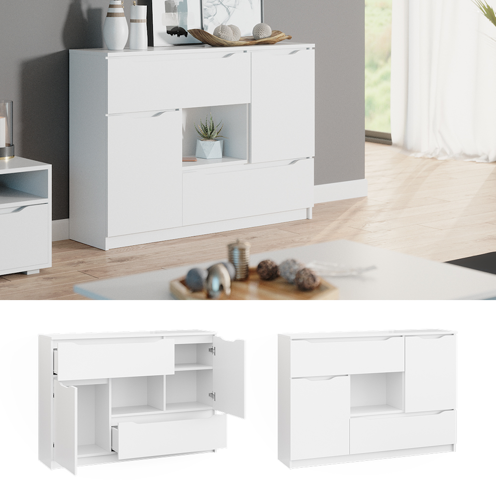 Kommode Vicco Ruben 120 x 84 cm mit Schubladen - Bild 5 von 27