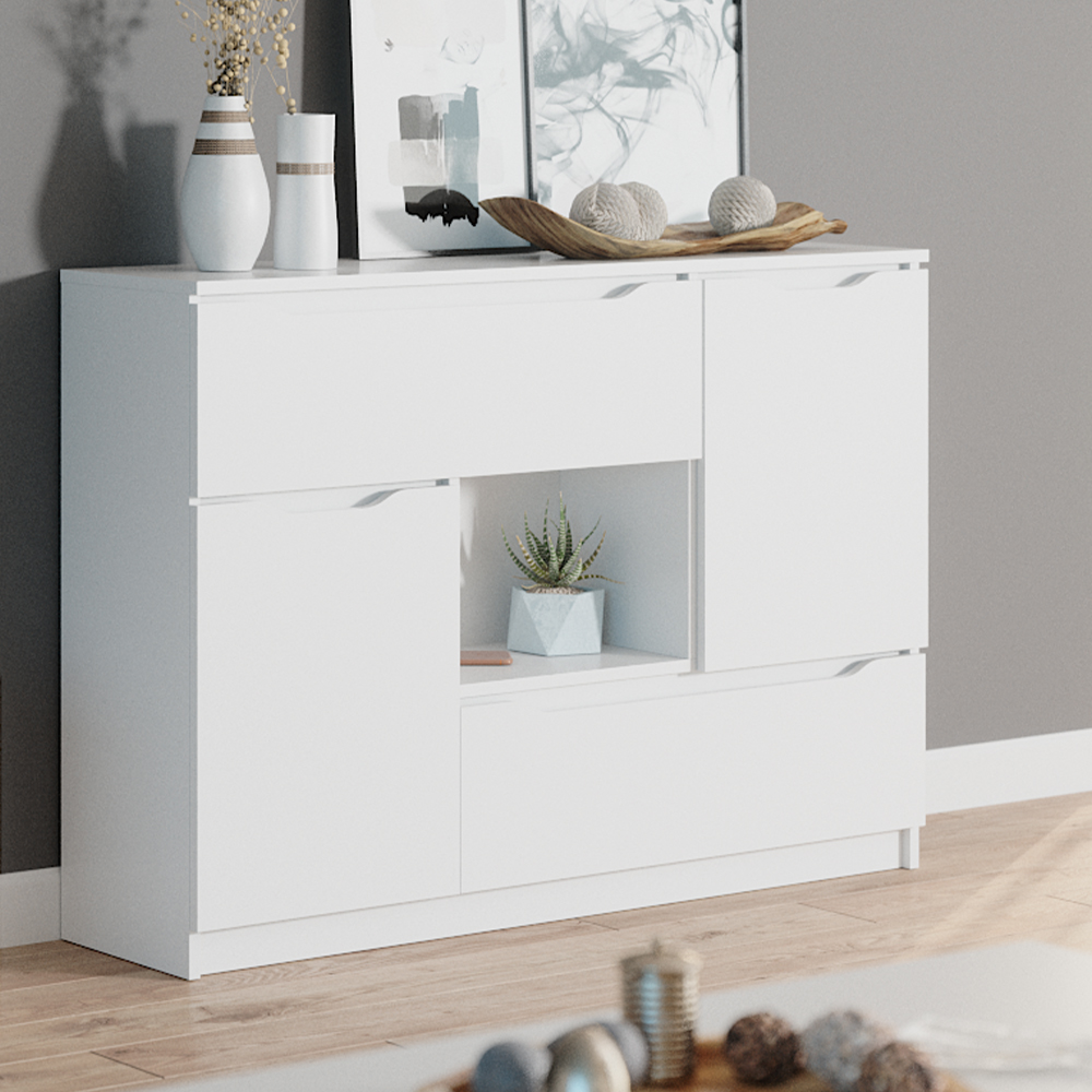 Kommode Vicco Ruben 120 x 84 cm mit Schubladen - Bild 8 von 27