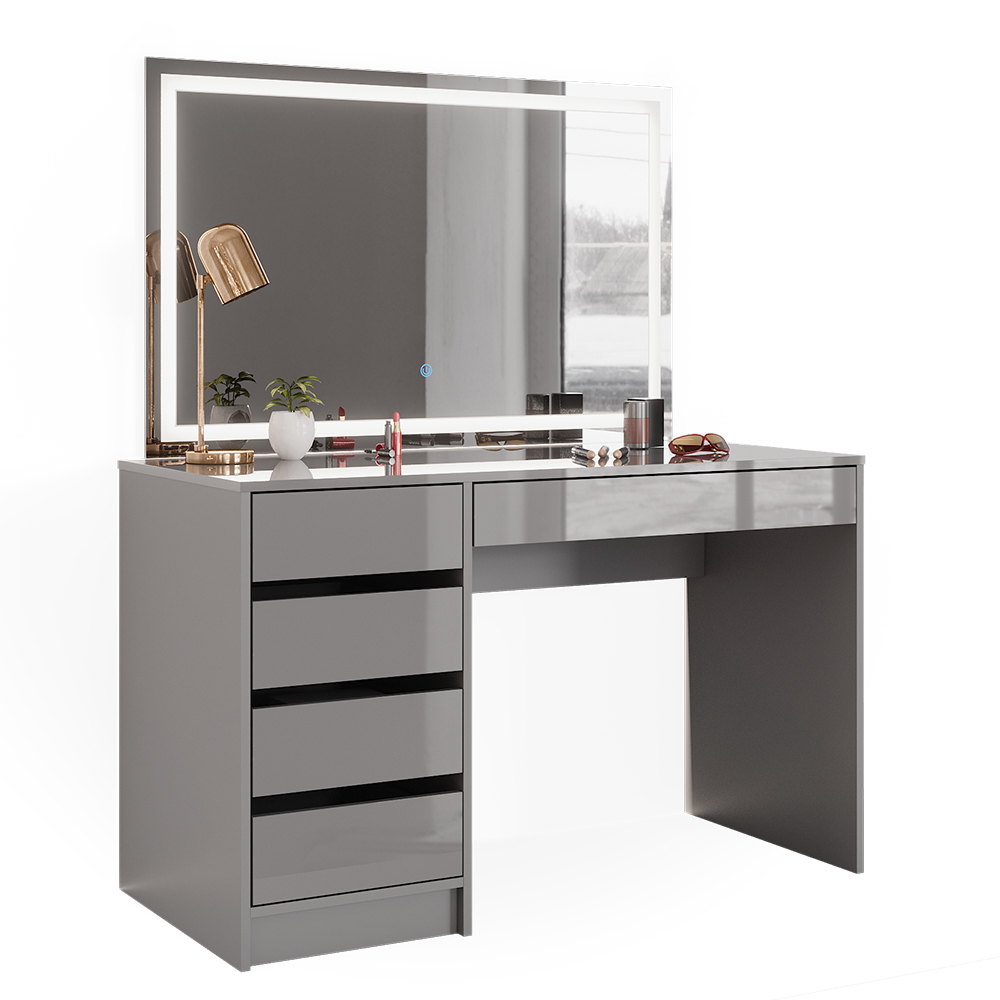 Schminktisch Vicco Sherry 120 cm mit LED-Spiegel - Bild 43 von 89