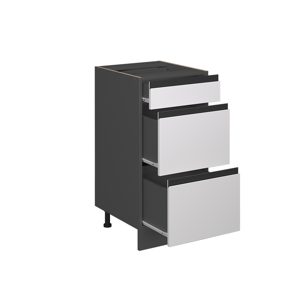 Küchenunterschrank Vicco R-Line 40 cm J-Shape, Schubladen, ohne Arbeitsplatte - Bild 17 von 18