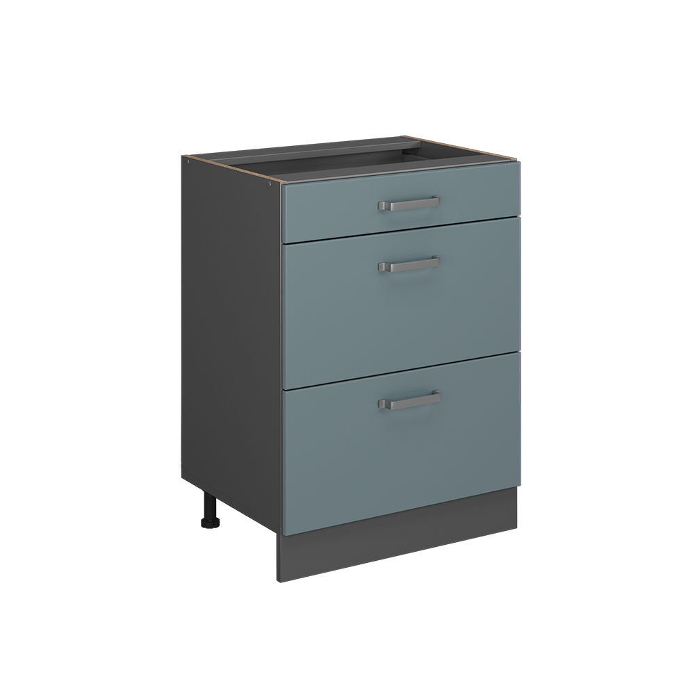 Küchenunterschrank Vicco R-Line 60 cm mit Schubladen, ohne Arbeitsplatte - Bild 33 von 68