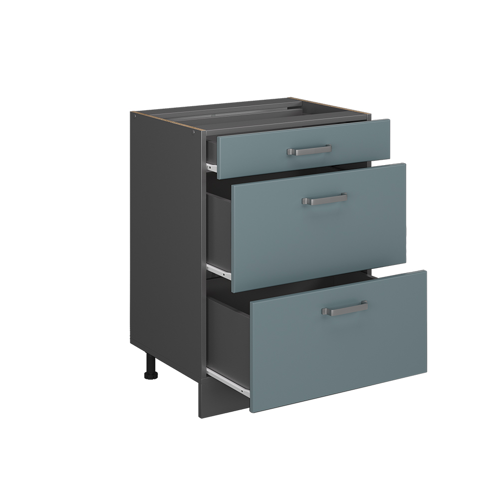 Küchenunterschrank Vicco R-Line 60 cm mit Schubladen, ohne Arbeitsplatte - Bild 36 von 68