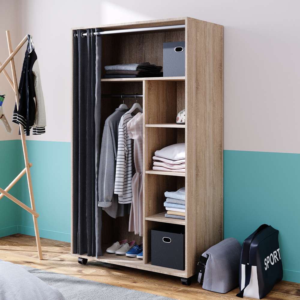 Kleiderschrank Vicco Doros 100 x 168 cm