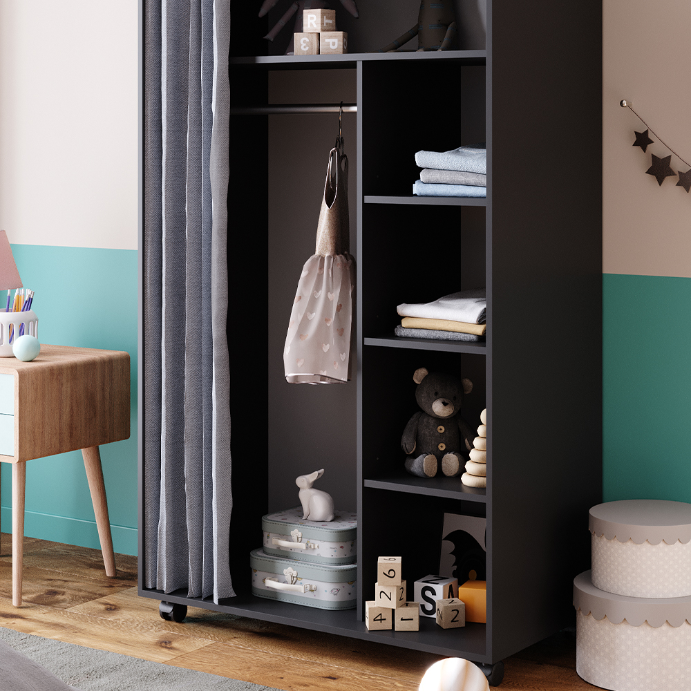 Kleiderschrank Vicco Doros 100 x 168 cm
