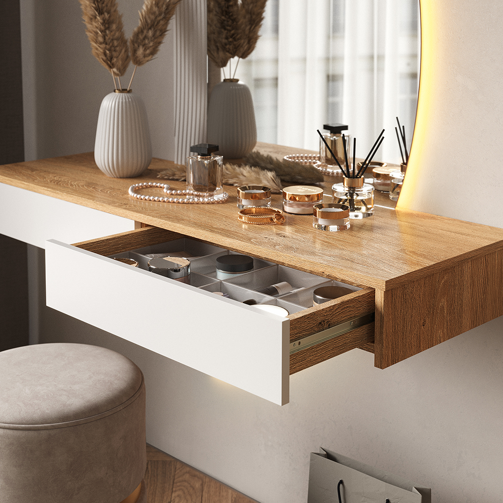 Schminktisch Vicco Melisa 120 cm mit LED Beleuchtung - Bild 8 von 29