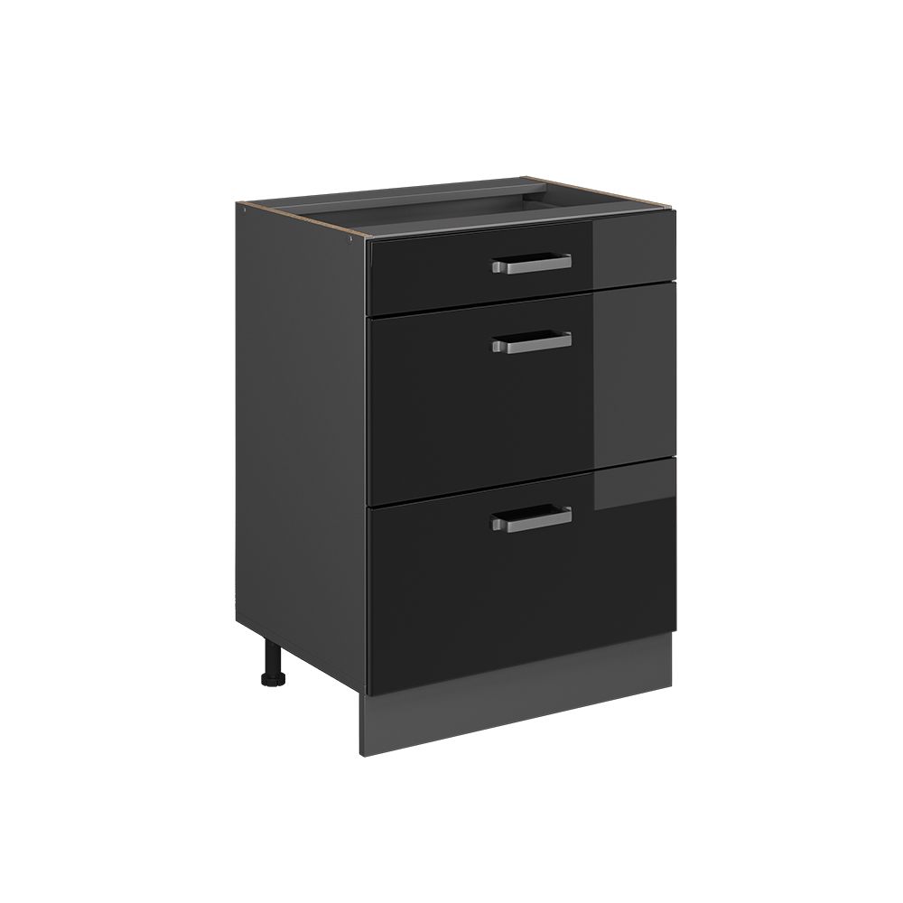Küchenunterschrank Vicco R-Line 60 cm mit Schubladen, ohne Arbeitsplatte - Bild 38 von 68