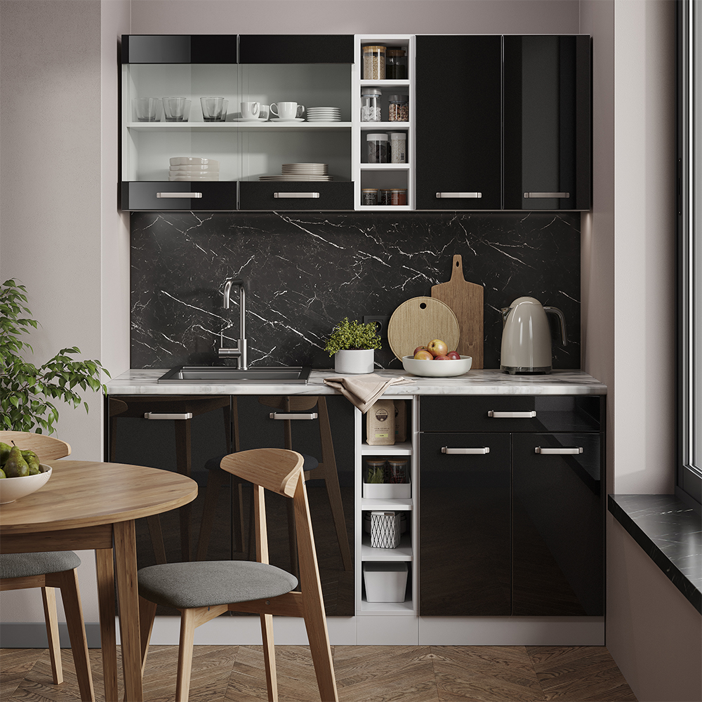 Singleküche Vicco R-Line 160 cm ohne Arbeitsplatte - Bild 80 von 116