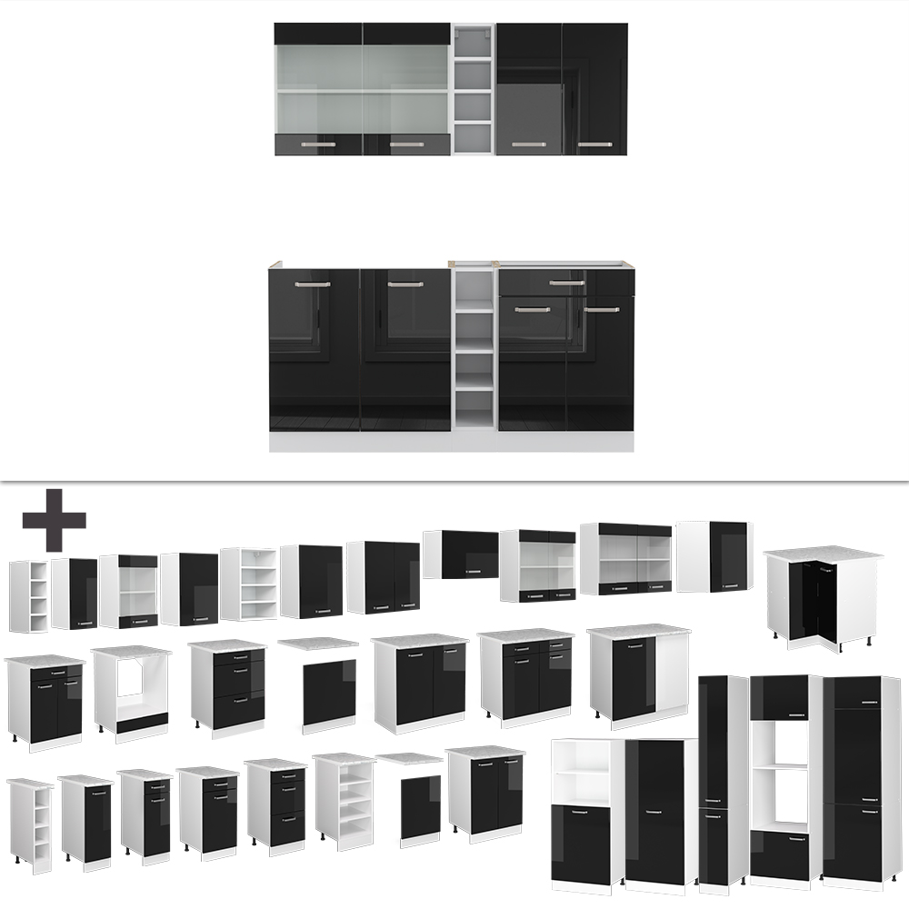 Singleküche Vicco R-Line 160 cm ohne Arbeitsplatte - Bild 82 von 116
