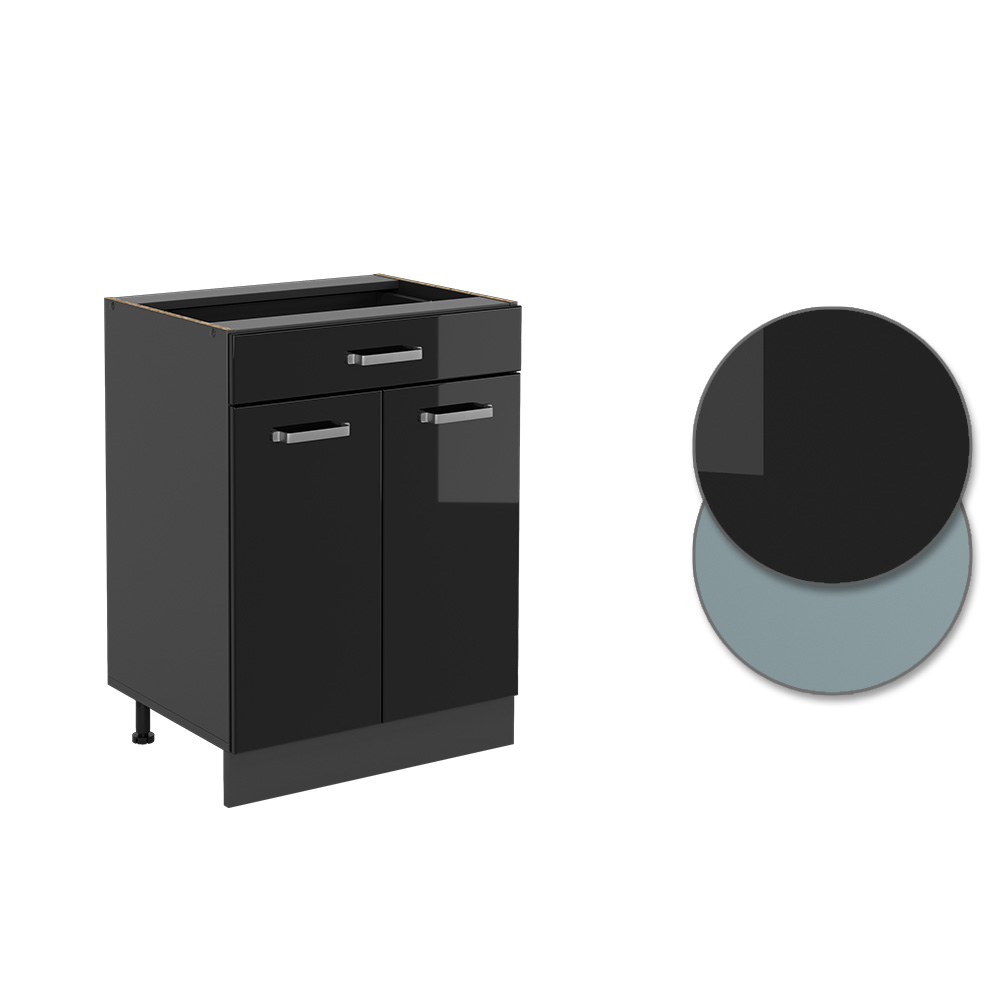 Küchenunterschrank Vicco R-Line 60 cm mit Schublade, ohne Arbeitsplatte - Bild 42 von 68