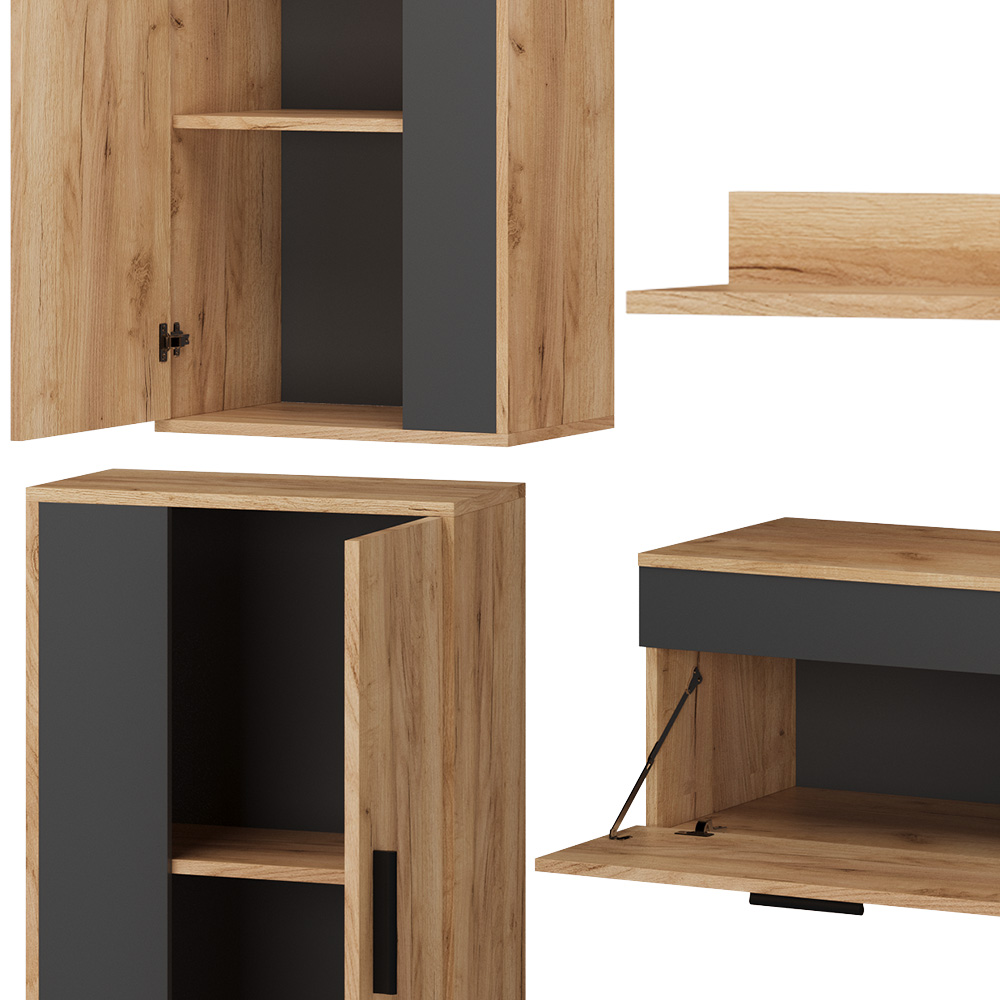 Wohnwand Vicco Berno 4-teiliges Set - Bild 45 von 63