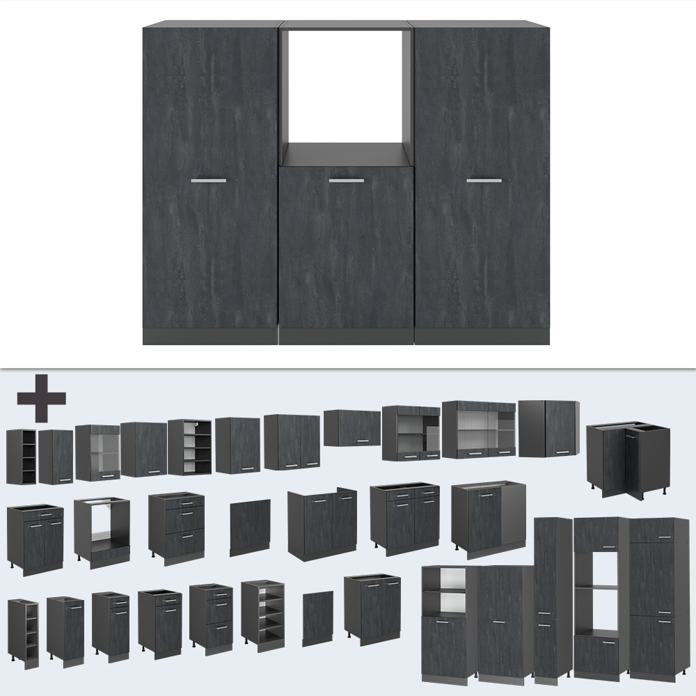 Einbauküche Vicco R-Line 180 cm ohne Arbeitsplatte - Bild 66 von 104