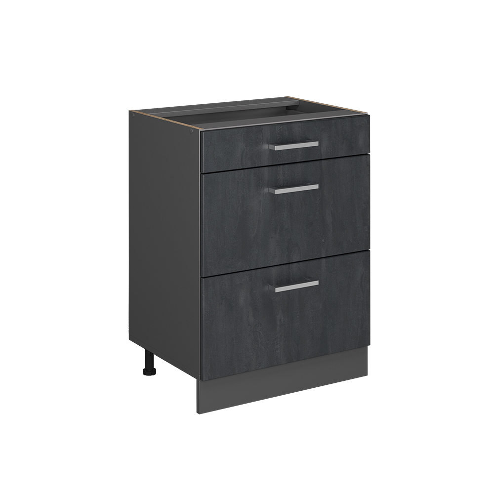 Küchenunterschrank Vicco R-Line 60 cm mit Schubladen, ohne Arbeitsplatte - Bild 43 von 68