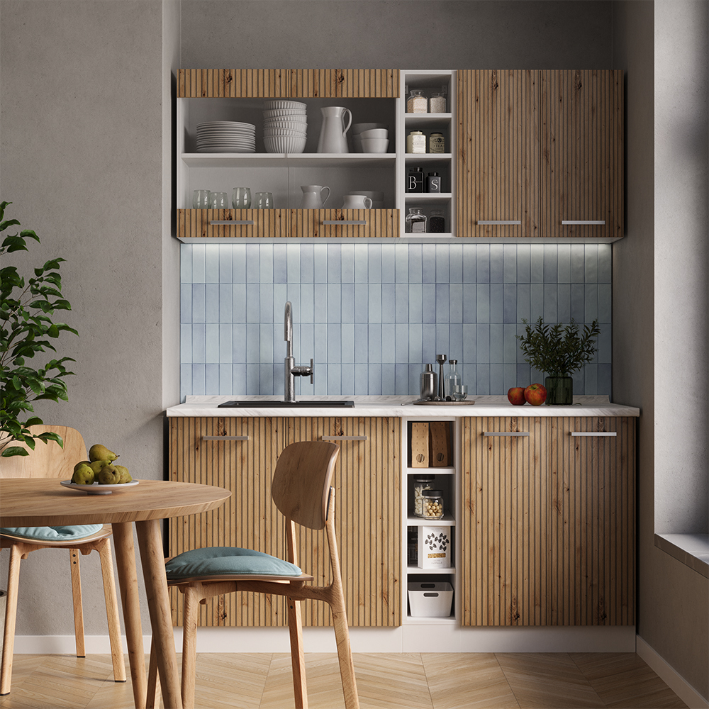 Singleküche Vicco R-Line 160 cm ohne Arbeitsplatte - Bild 102 von 116