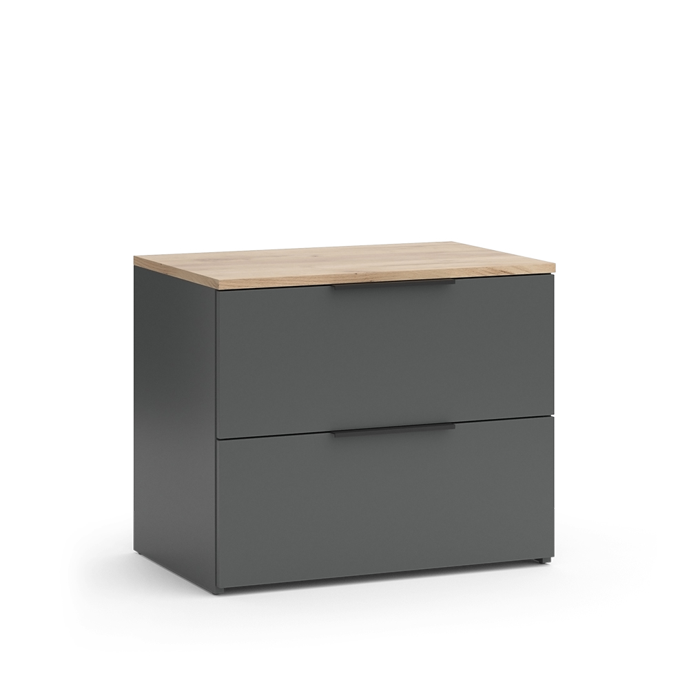 Kommode Vicco Wido 60 x 50 cm mit 2 Schubladen