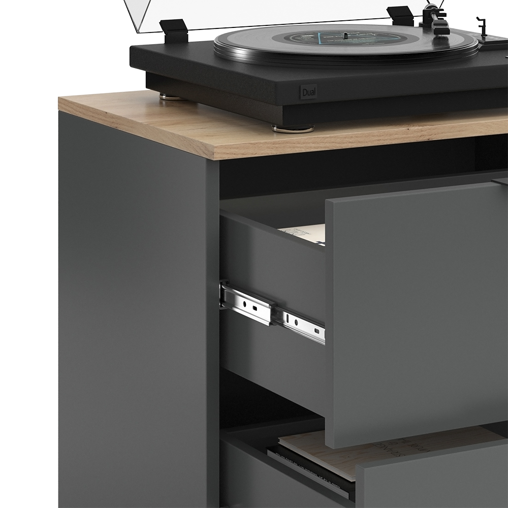 Kommode Vicco Wido 60 x 50 cm mit 2 Schubladen